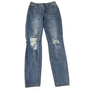 Versace V1969 jeans Distresse Straight Leg Jeans